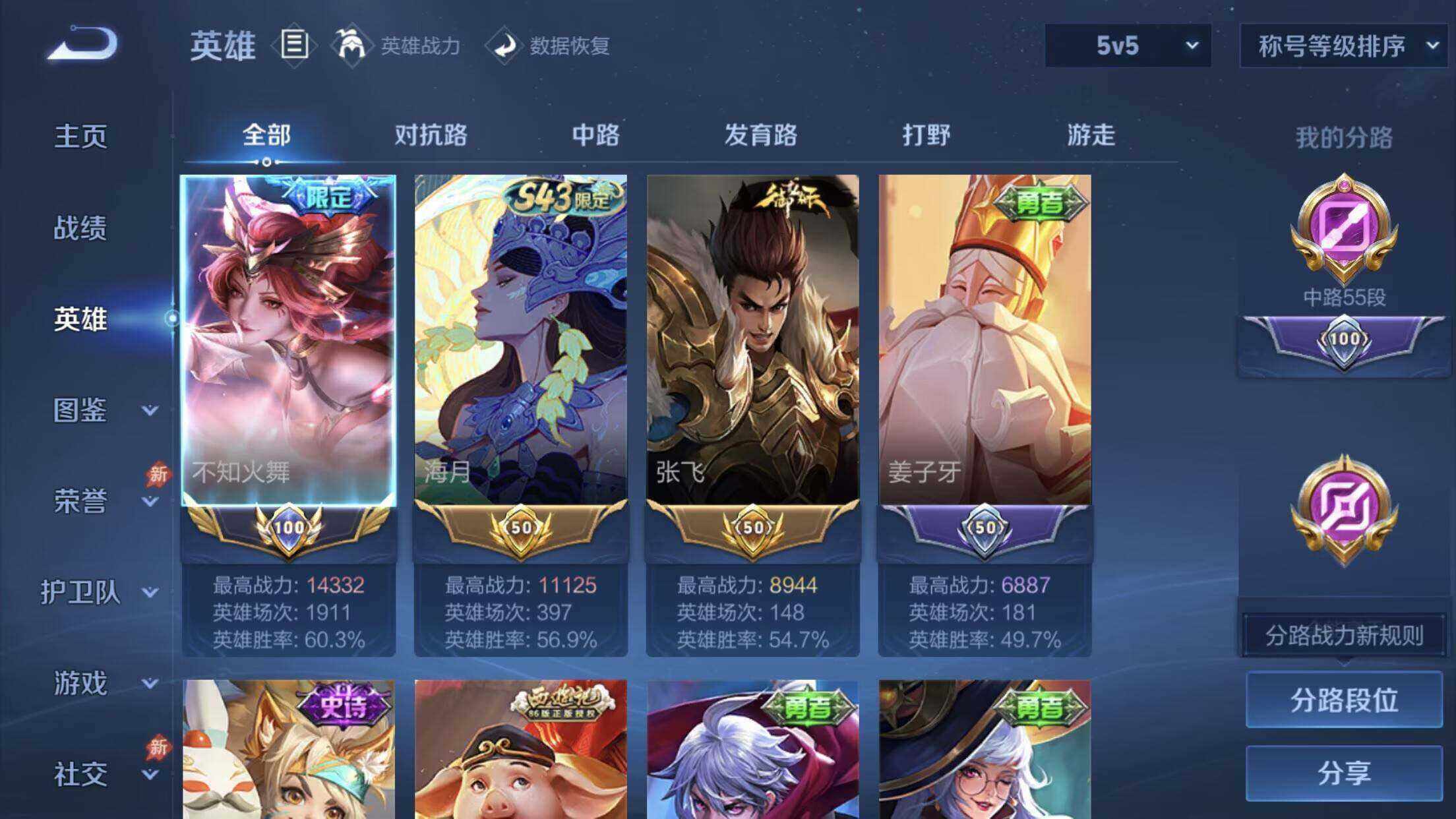 WZXS4384742王者荣耀账号详情图6 WZXS4384742王者荣耀账号详情图6