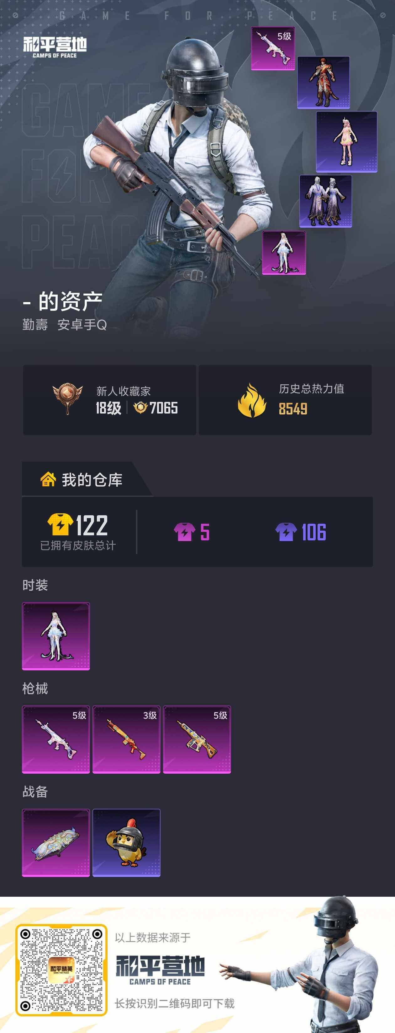 HPLE4230263和平精英账号详情图3 HPLE4230263和平精英账号详情图3