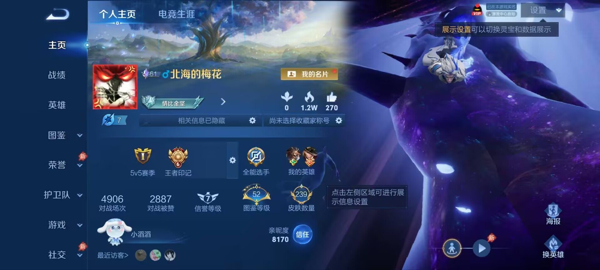 WZQM4395844王者荣耀账号详情图3 WZQM4395844王者荣耀账号详情图3