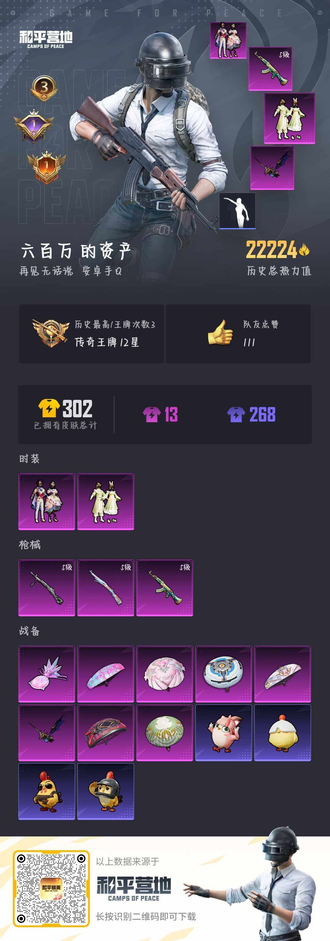 HPLX4232718和平精英账号详情图4