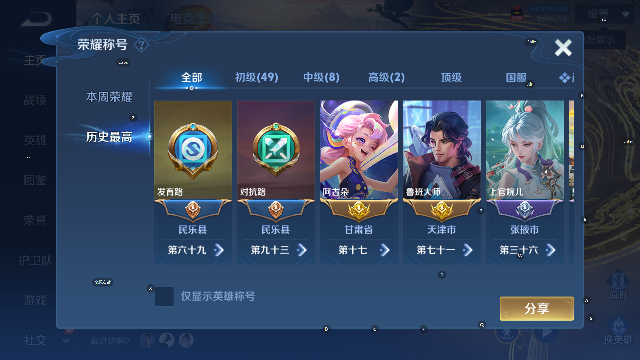 WZLX4401035王者荣耀账号详情图14 WZLX4401035王者荣耀账号详情图14