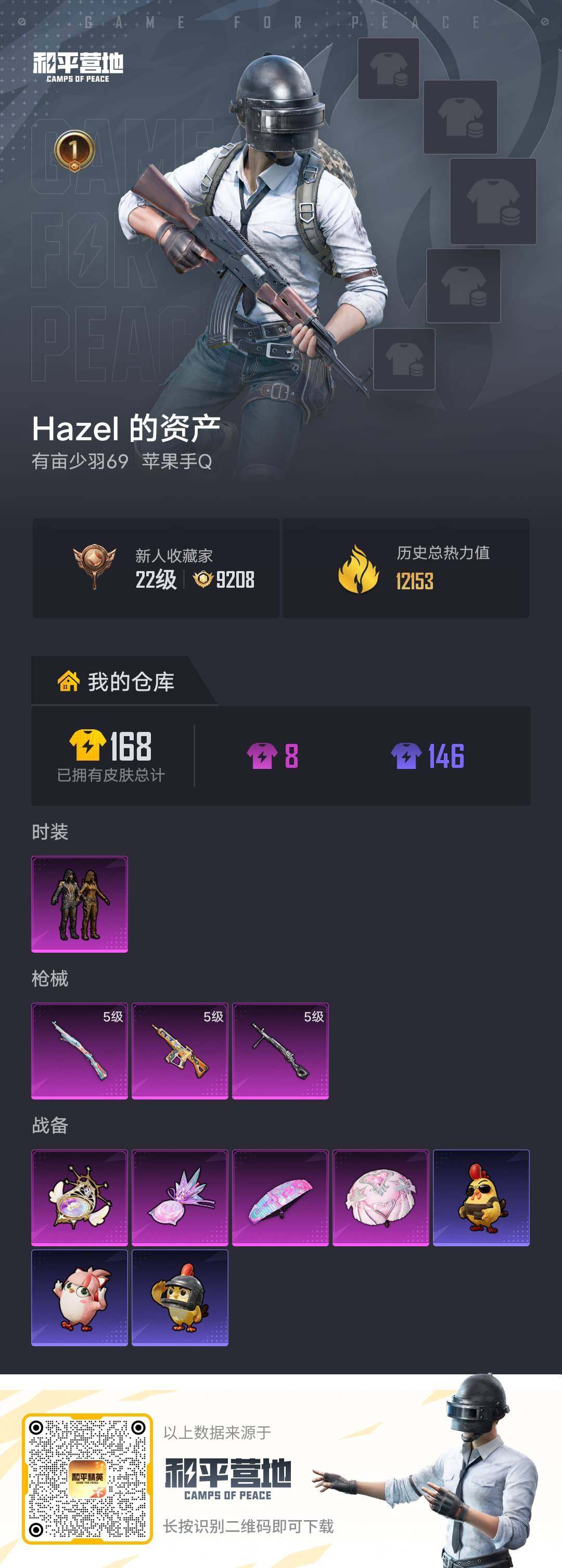 HPJZ4244017和平精英账号详情图3