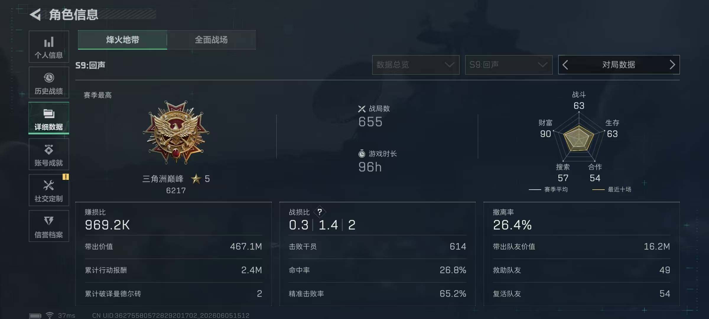 SJZQM4154617三角洲行动账号详情图8 SJZQM4154617三角洲行动账号详情图8