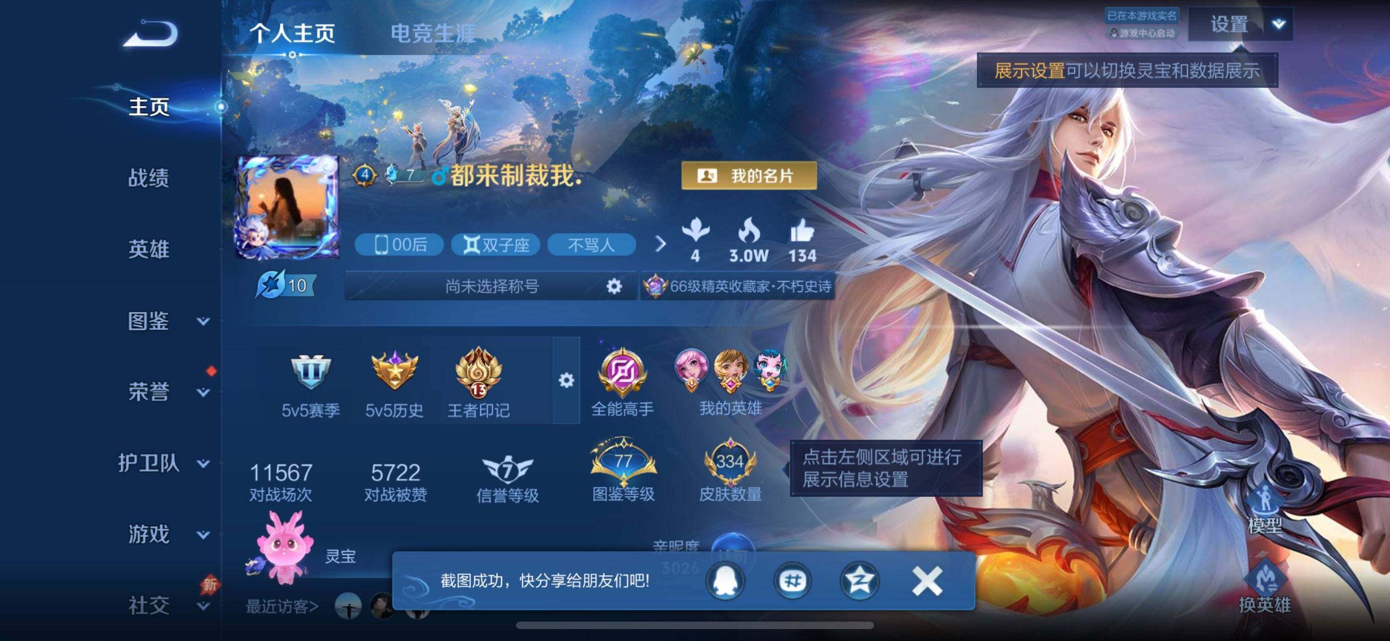 WZQM4445324王者荣耀账号详情图3 WZQM4445324王者荣耀账号详情图3