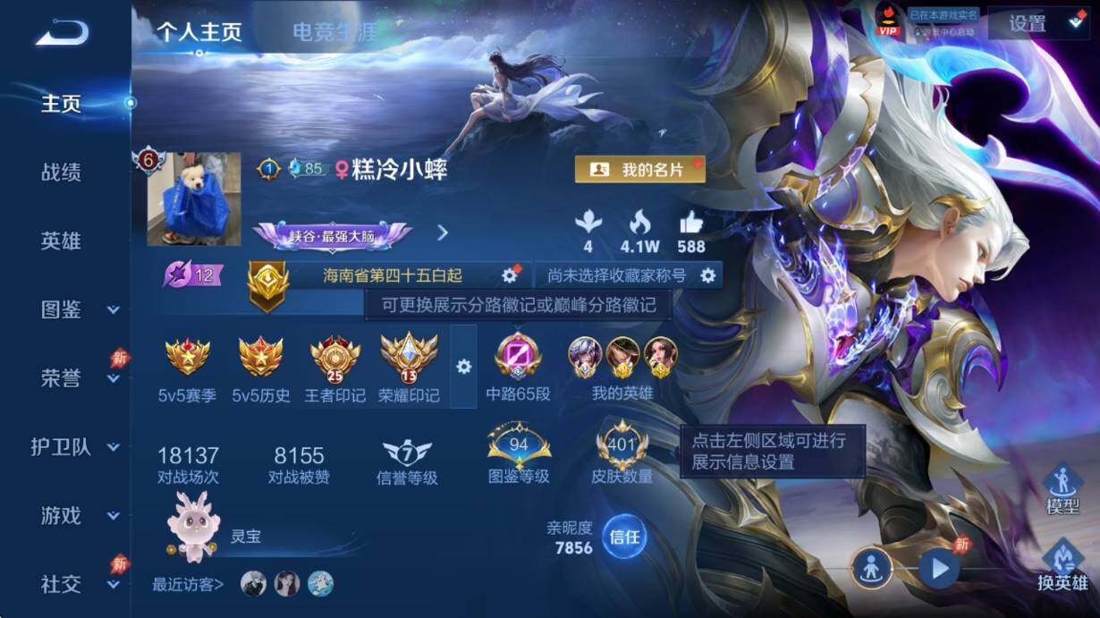 WZQM4415411王者荣耀账号详情图3 WZQM4415411王者荣耀账号详情图3