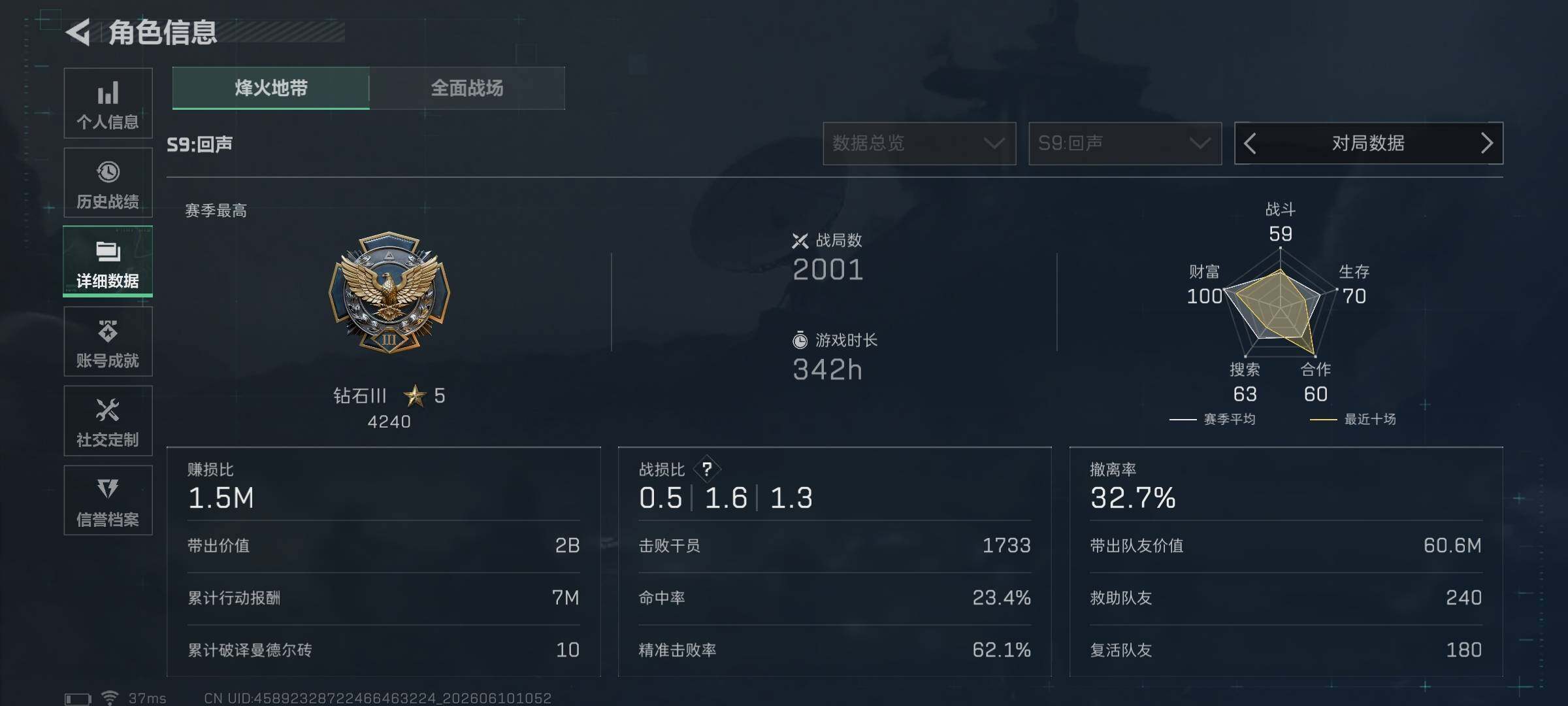 SJZEY4152977三角洲行动账号详情图7