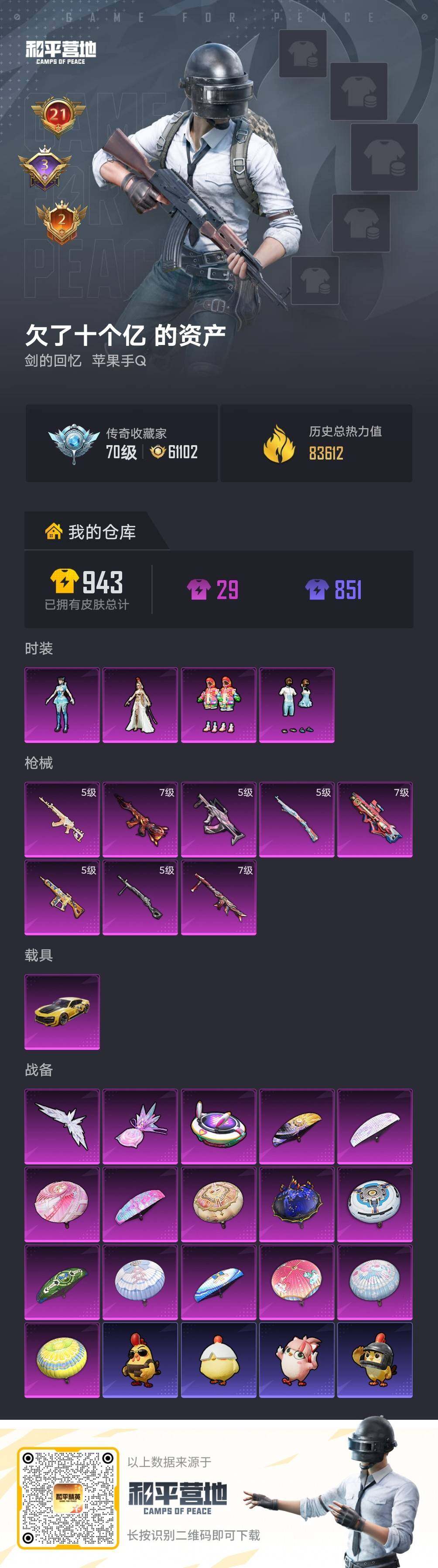 HPLX4248506和平精英账号详情图6