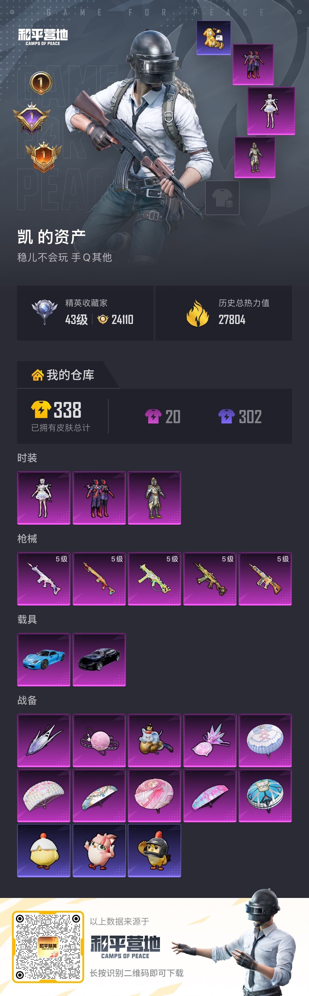 HPQM4249614和平精英账号详情图7