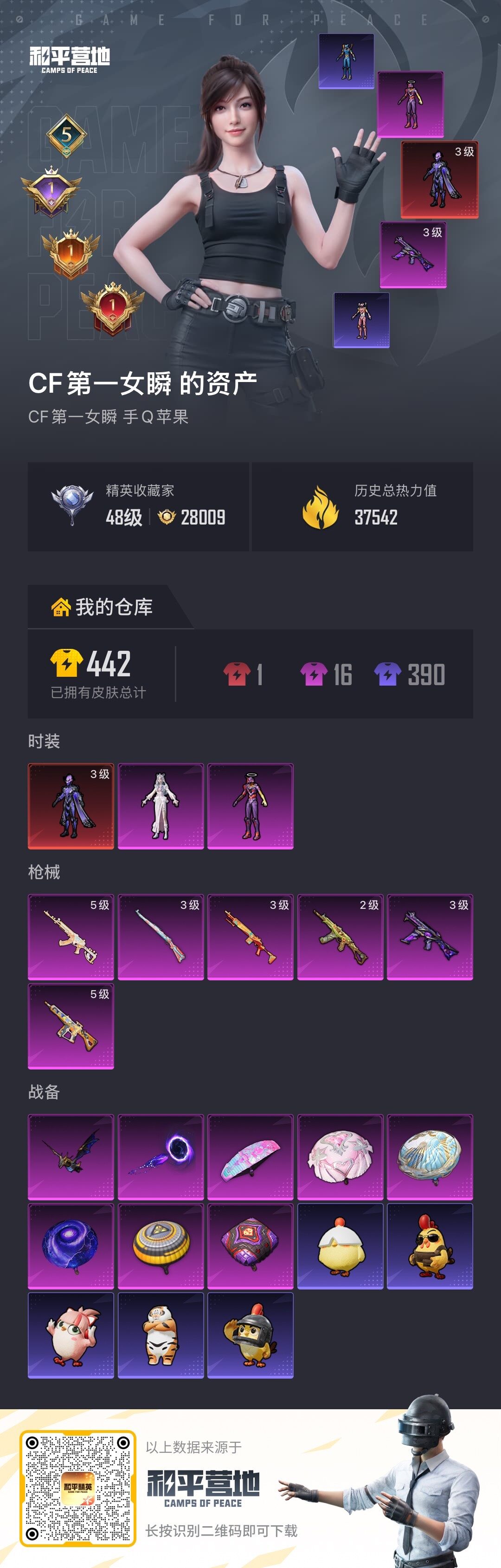 HPQM4266542和平精英账号详情图7