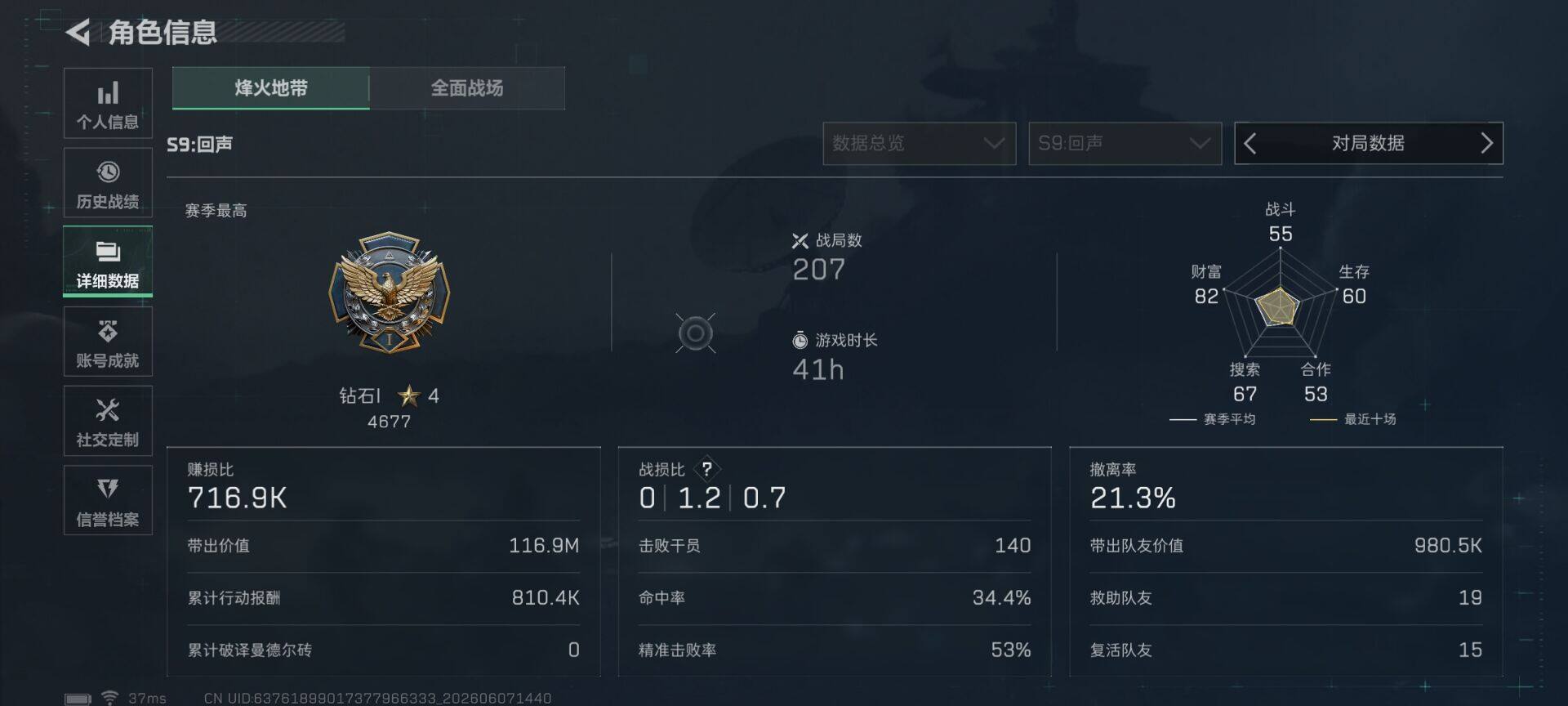 SJZEY4153789三角洲行动账号详情图5