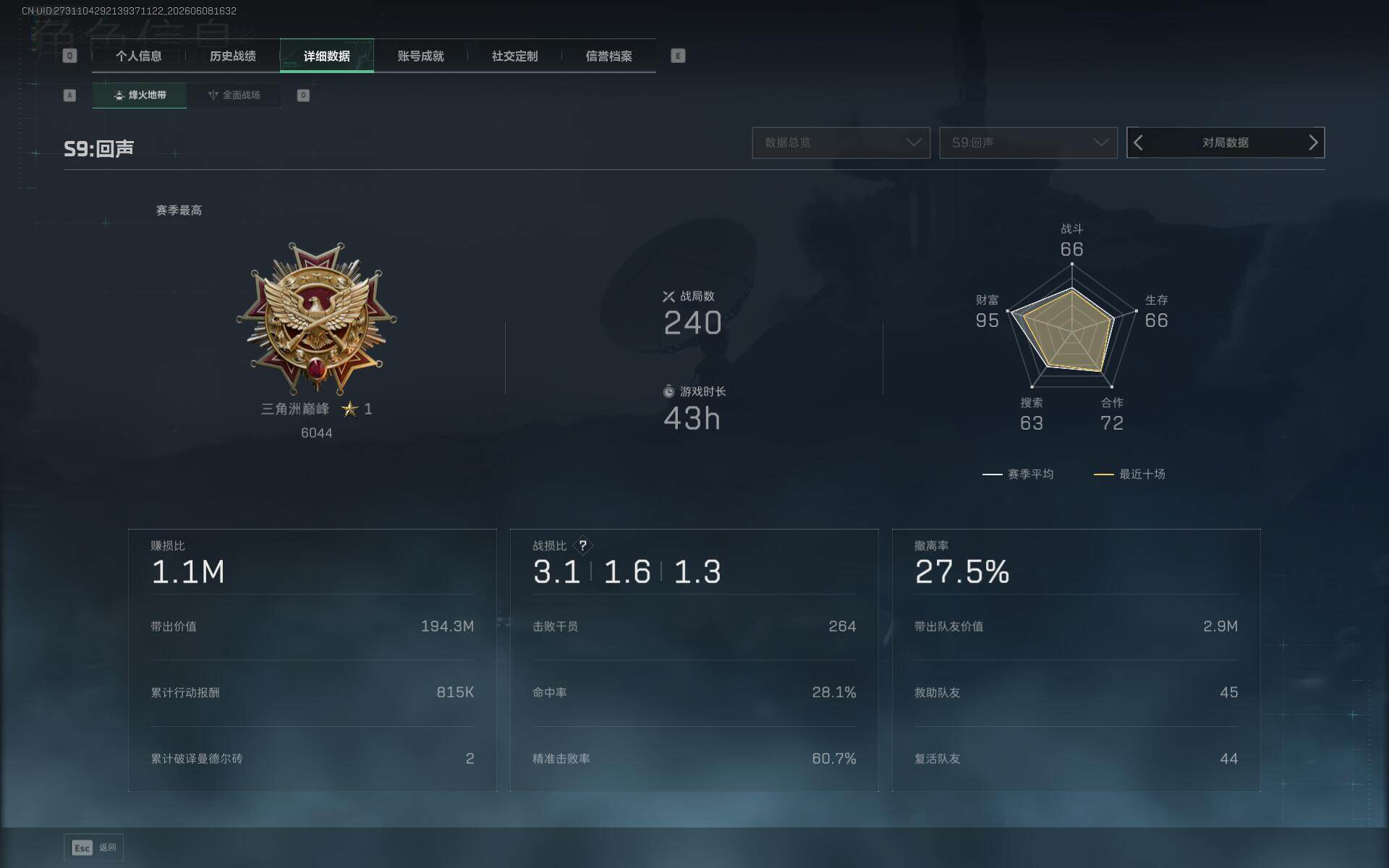 SJZQM4155396三角洲行动账号详情图9