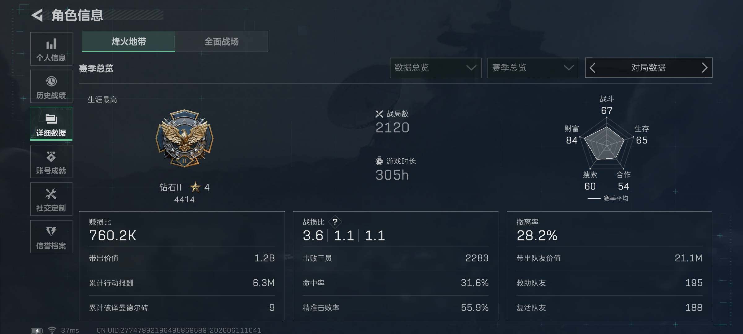 SJZEY4153983三角洲行动账号详情图6 SJZEY4153983三角洲行动账号详情图6