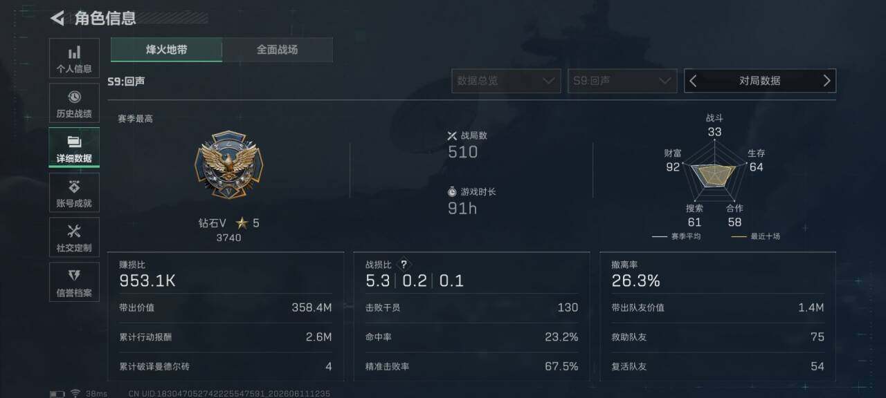 SJZEY4154056三角洲行动账号详情图6