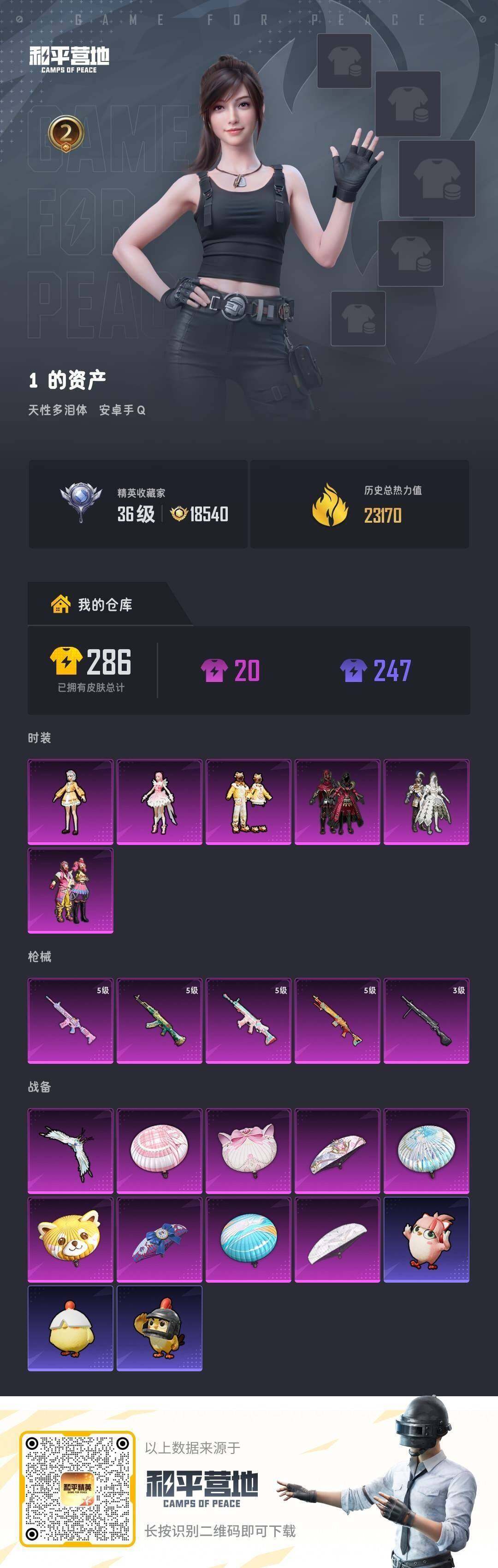 HPQM4257224和平精英账号详情图5 HPQM4257224和平精英账号详情图5