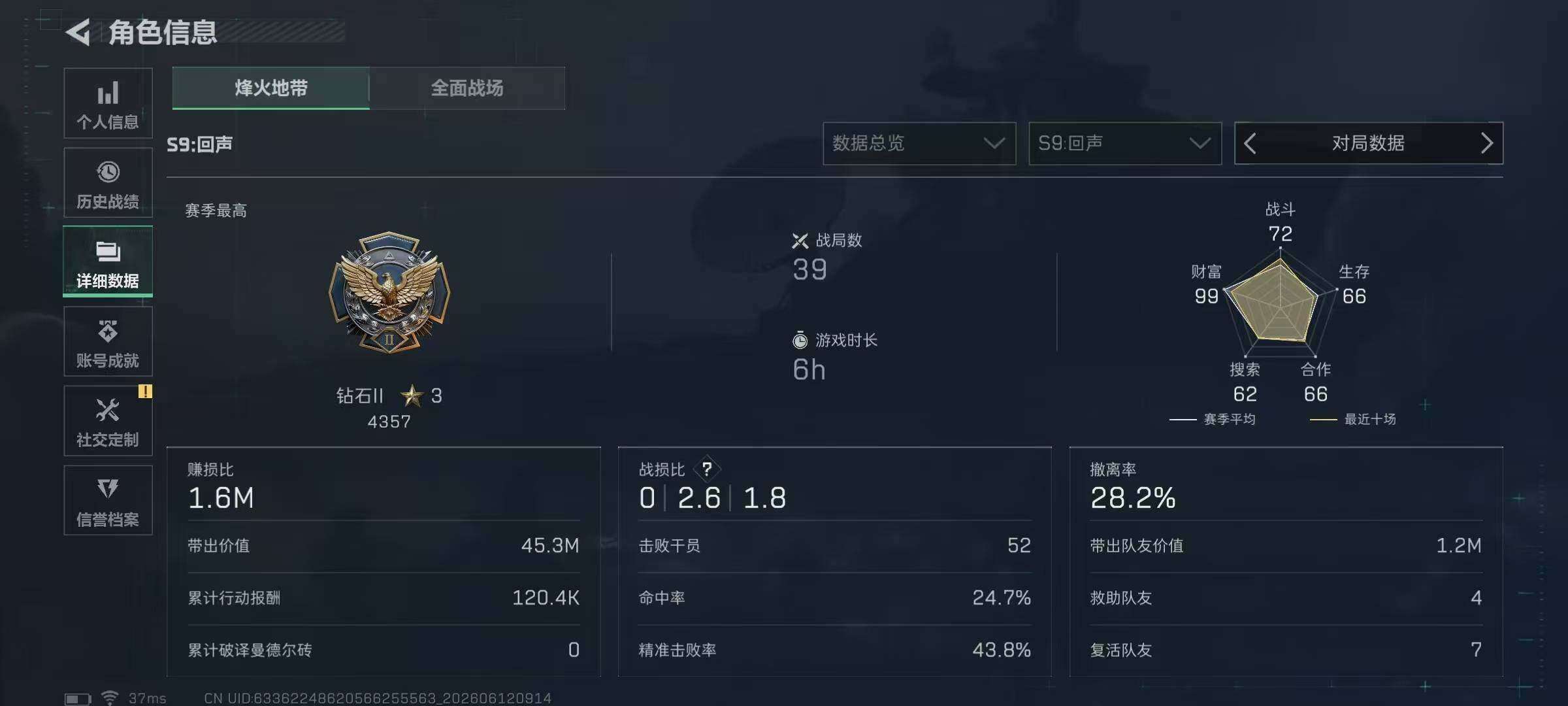 SJZEY4155386三角洲行动账号详情图5 SJZEY4155386三角洲行动账号详情图5