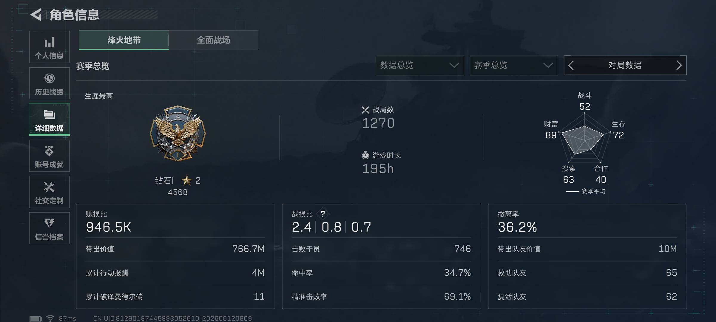 SJZEY4155156三角洲行动账号详情图5 SJZEY4155156三角洲行动账号详情图5