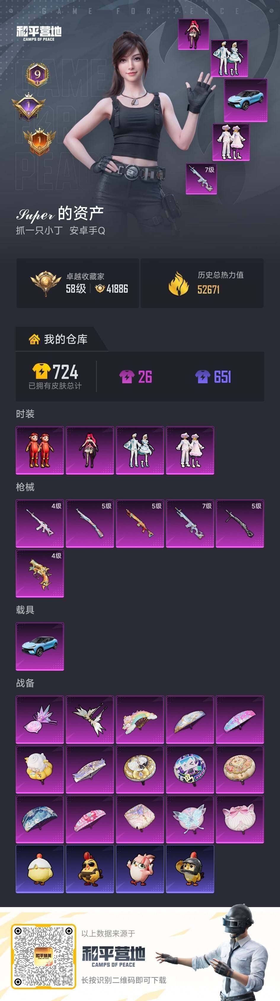 HPLX4299493和平精英账号详情图4