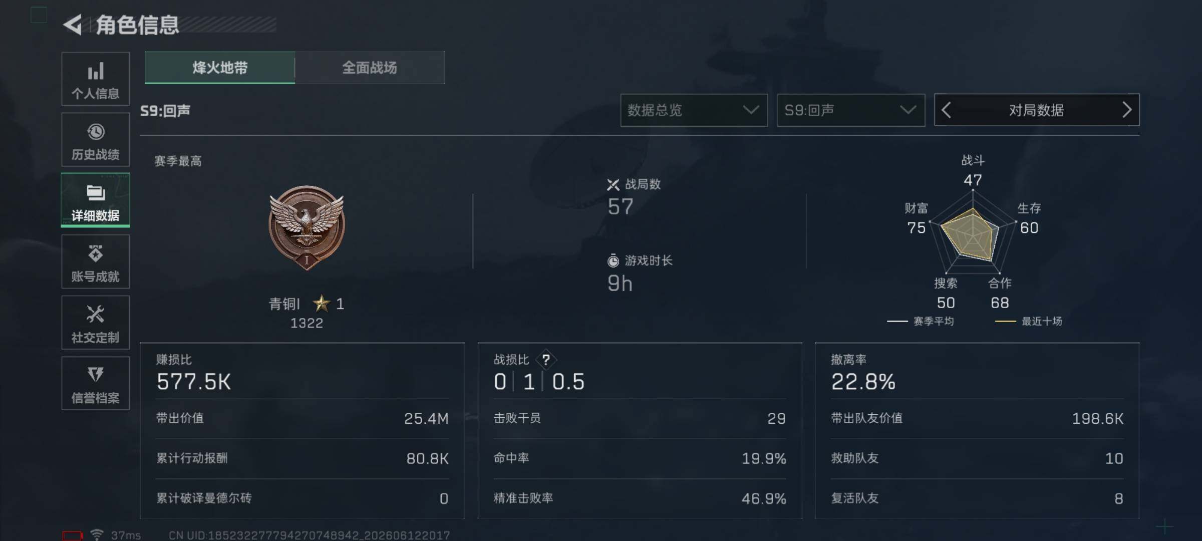 SJZEY4156948三角洲行动账号详情图5 SJZEY4156948三角洲行动账号详情图5