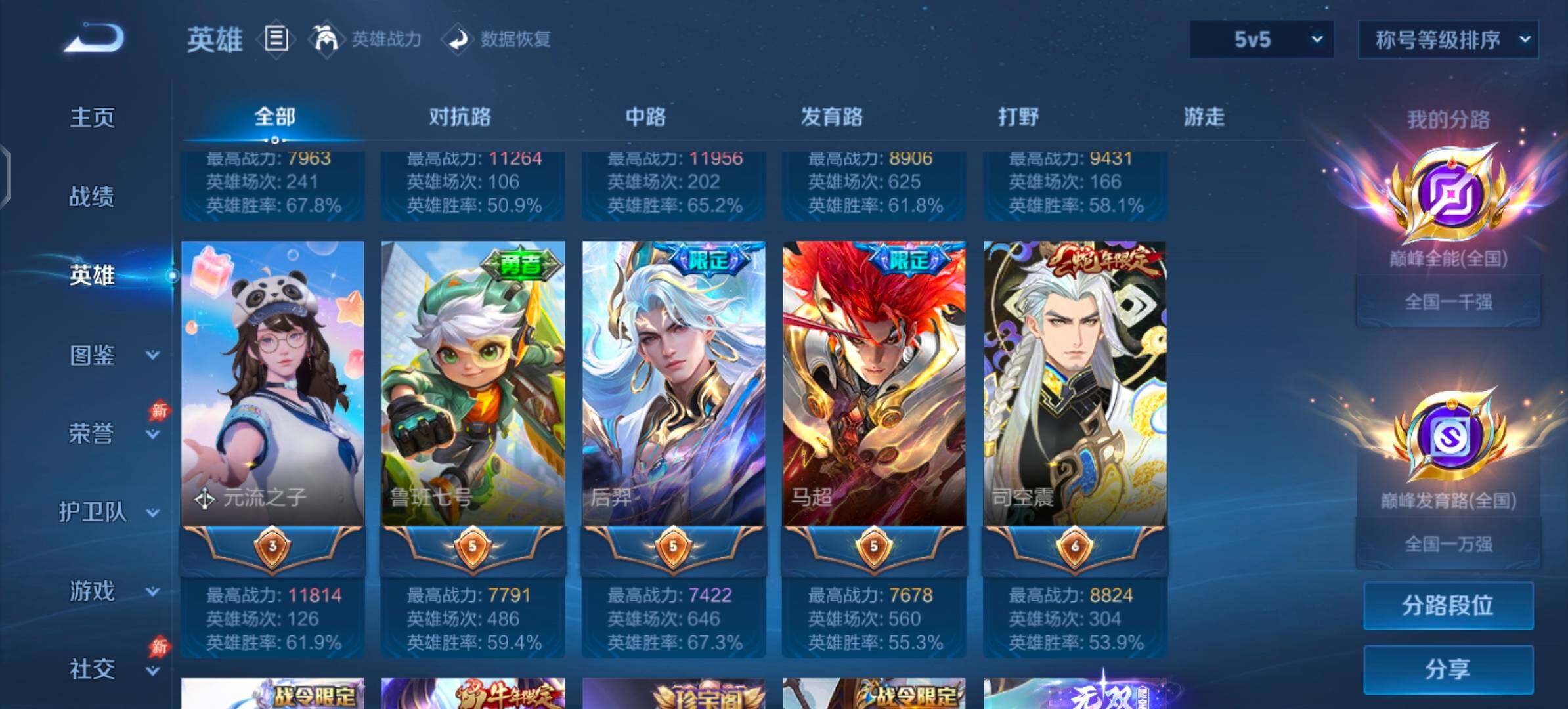 可换绑·【可二次·精品女号v11·神骥仙使主页装扮·2.1w亲昵度·马年镇沧海·赴朔漠灵宝装扮·小魔方·馥梦繁花·小兵青铜锵锵兵·天骥开鸿天幕·玉鸾吟·瑶甄姬公孙离西施露娜朵莉亚杨玉环女娲伽罗婉儿全