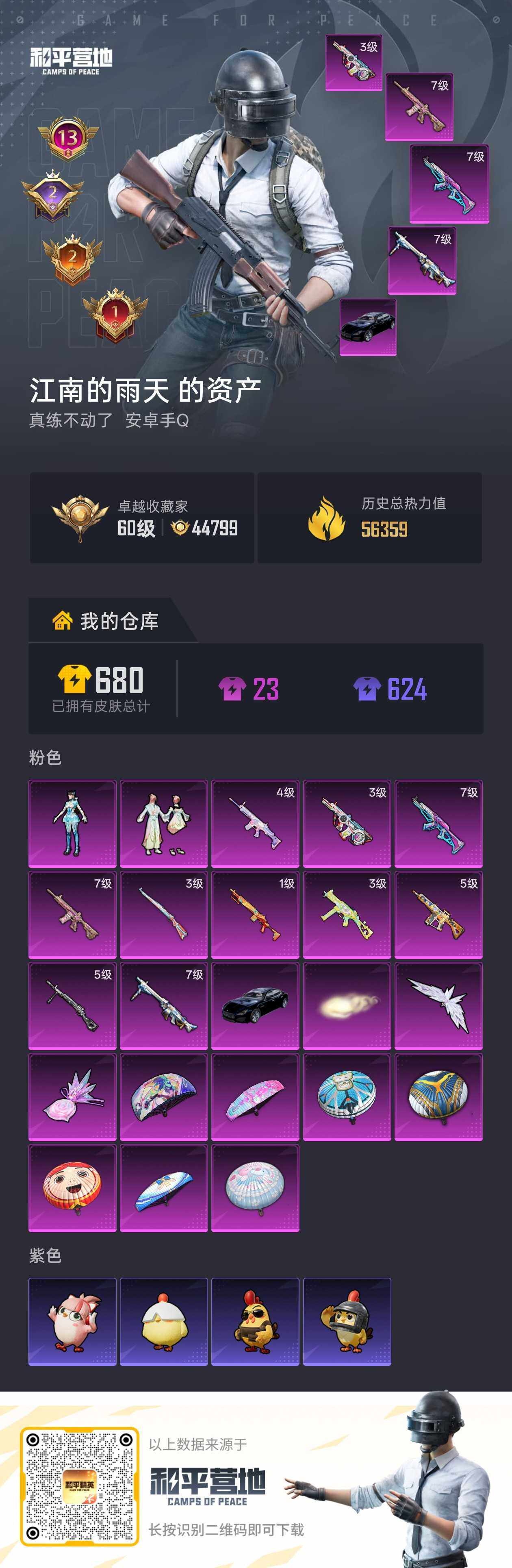 HPLX4250617和平精英账号详情图2 HPLX4250617和平精英账号详情图2