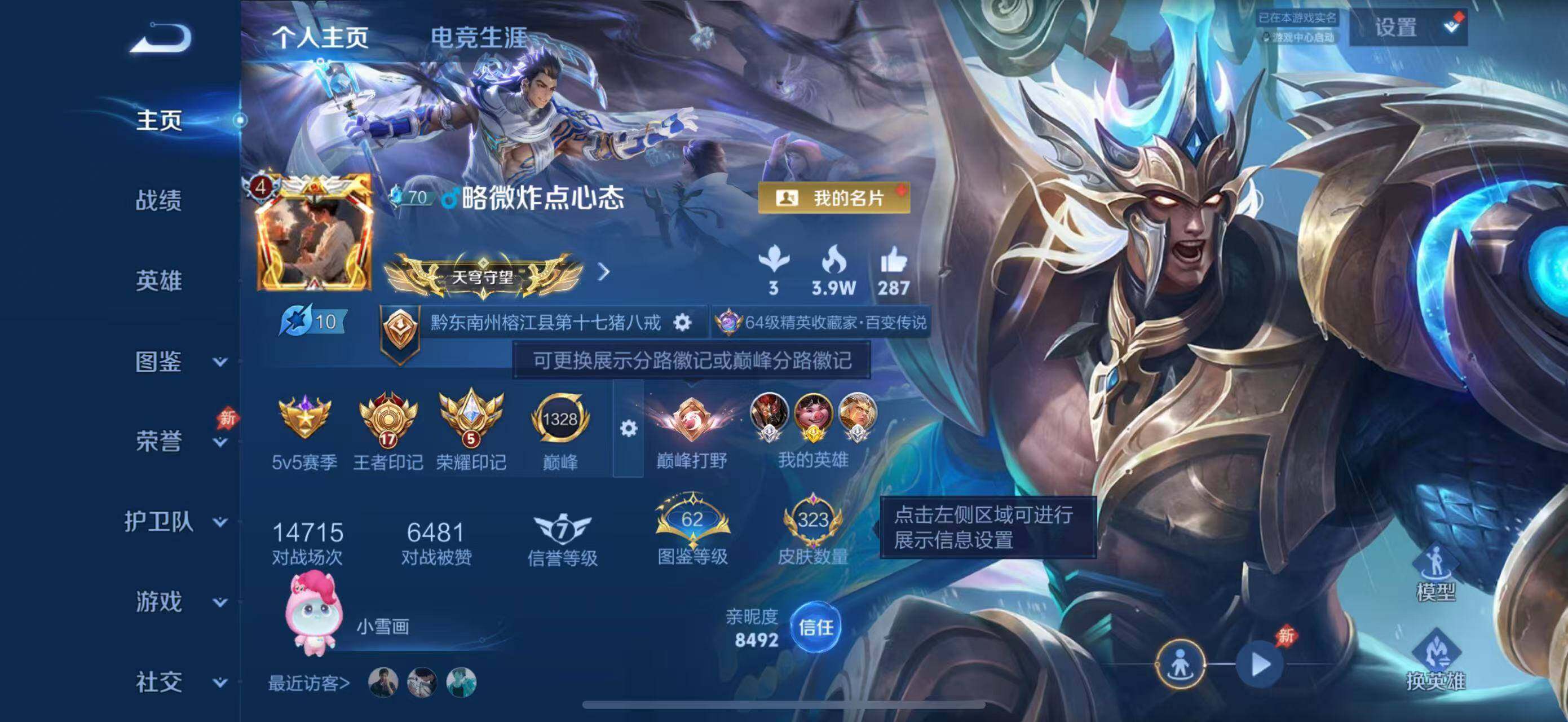 WZQM4433870王者荣耀账号详情图3 WZQM4433870王者荣耀账号详情图3