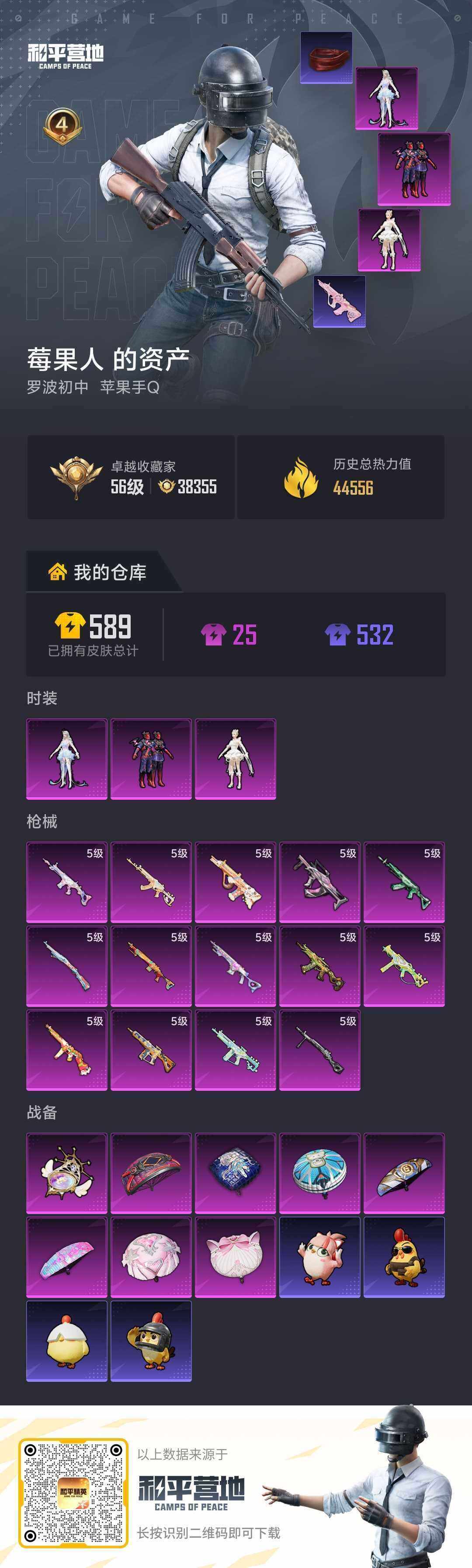 HPLE4250635和平精英账号详情图2 HPLE4250635和平精英账号详情图2