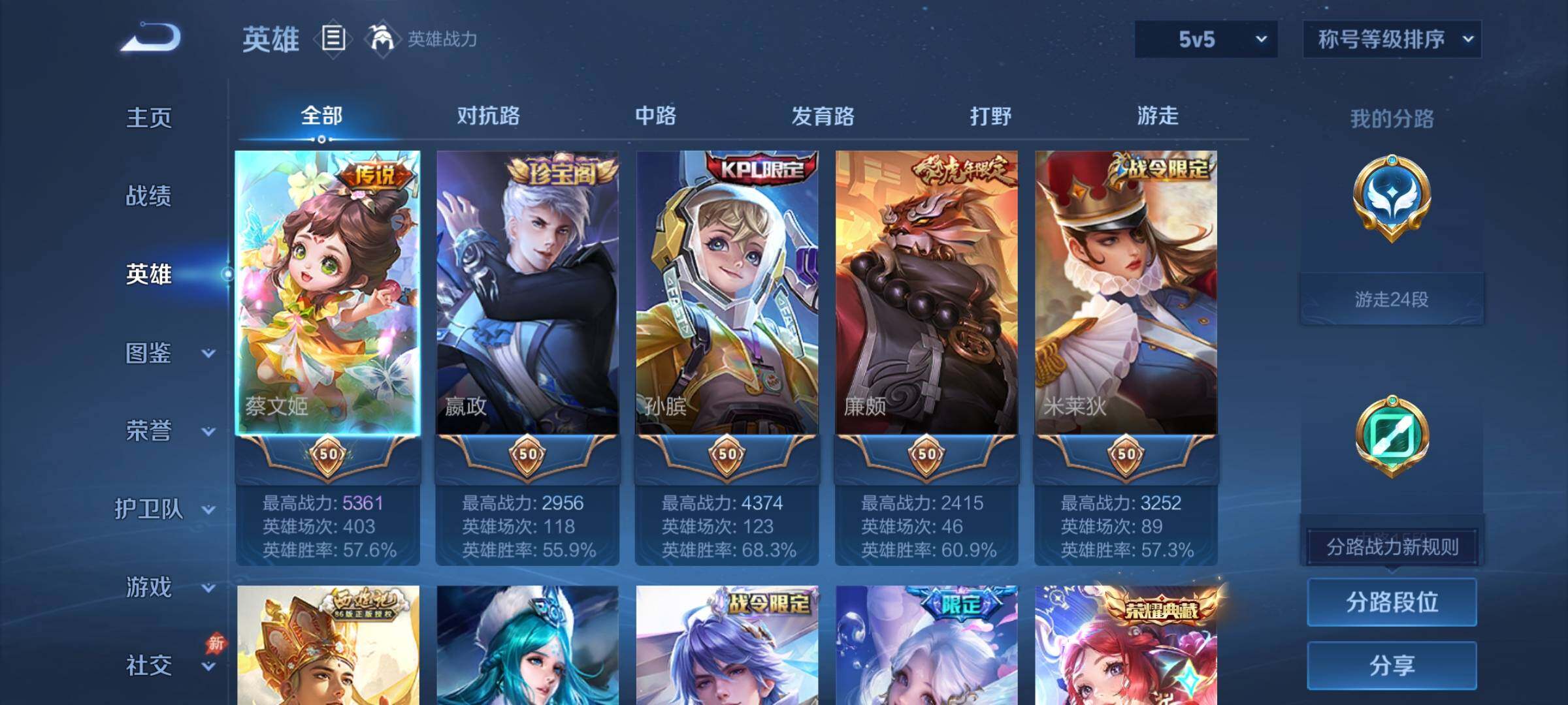 WZQM4428253王者荣耀账号详情图3 WZQM4428253王者荣耀账号详情图3