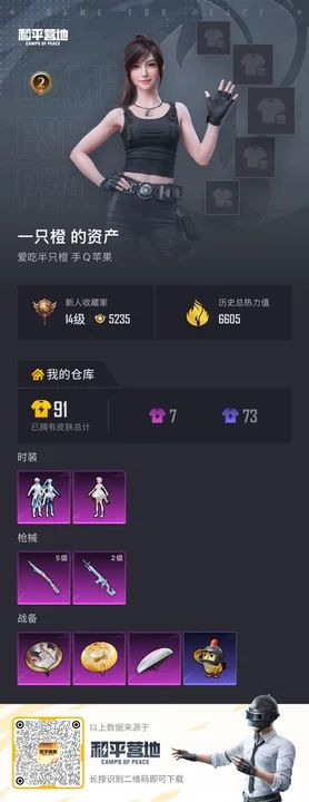 HPLX4260232和平精英账号详情图2