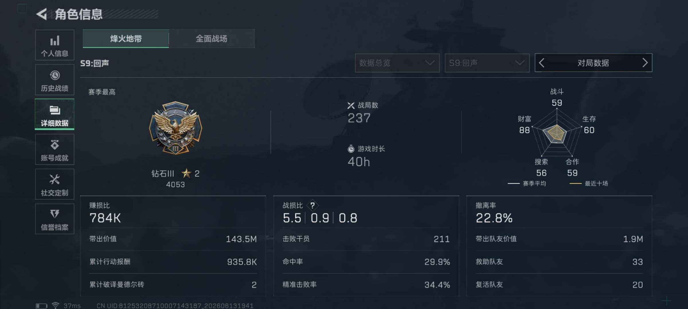 SJZEY4157622三角洲行动账号详情图6