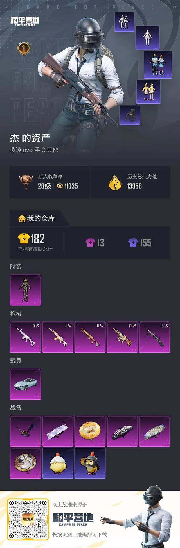 HPLX4260253和平精英账号详情图2 HPLX4260253和平精英账号详情图2
