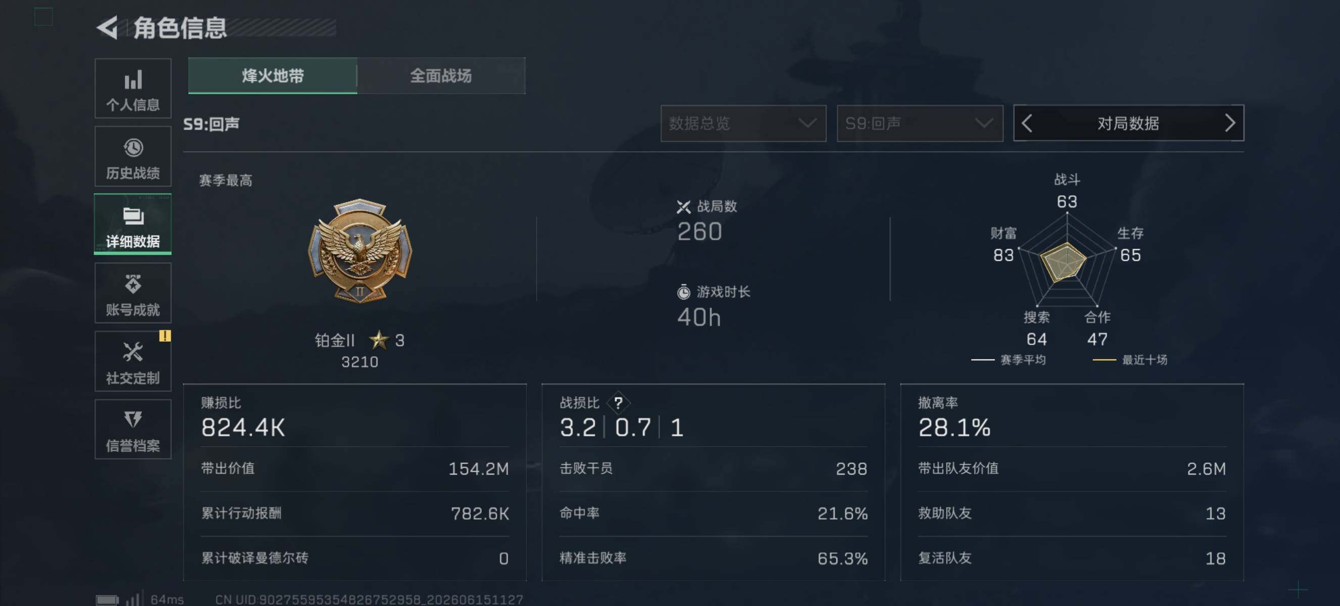 SJZQM4158974三角洲行动账号详情图7 SJZQM4158974三角洲行动账号详情图7