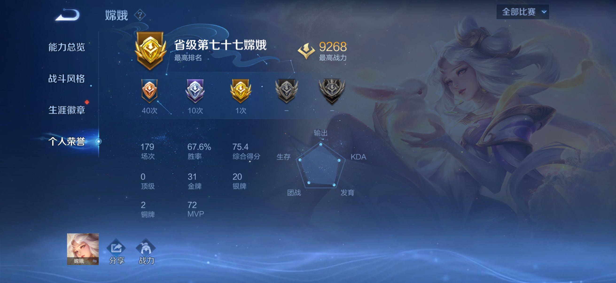 WZQM4430040王者荣耀账号详情图3 WZQM4430040王者荣耀账号详情图3