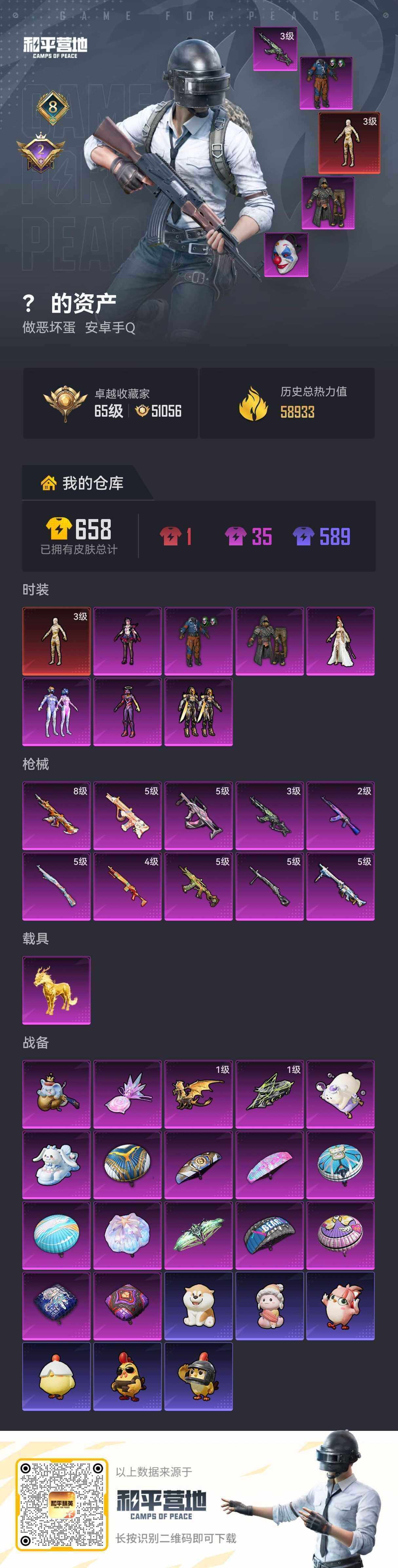 HPLX4252663和平精英账号详情图2 HPLX4252663和平精英账号详情图2