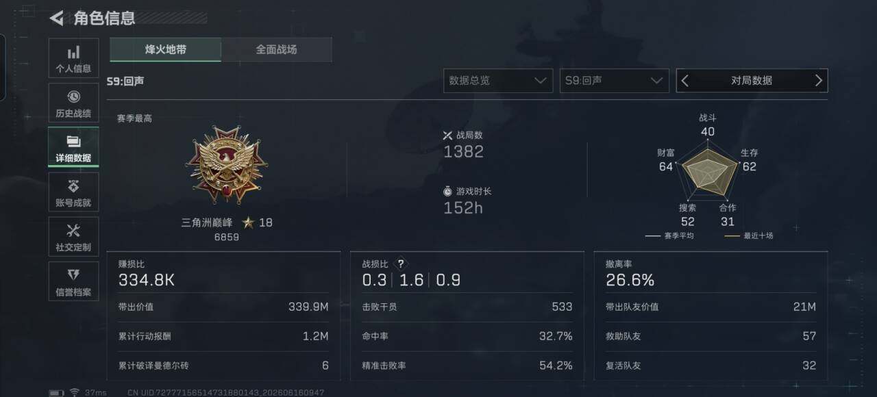 SJZEY4159194三角洲行动账号详情图4 SJZEY4159194三角洲行动账号详情图4