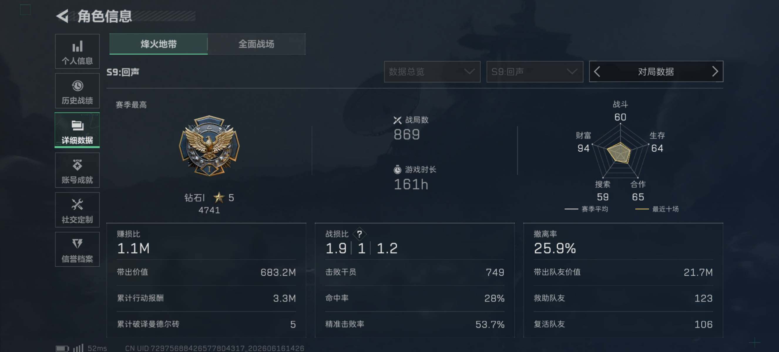SJZQM4159534三角洲行动账号详情图16