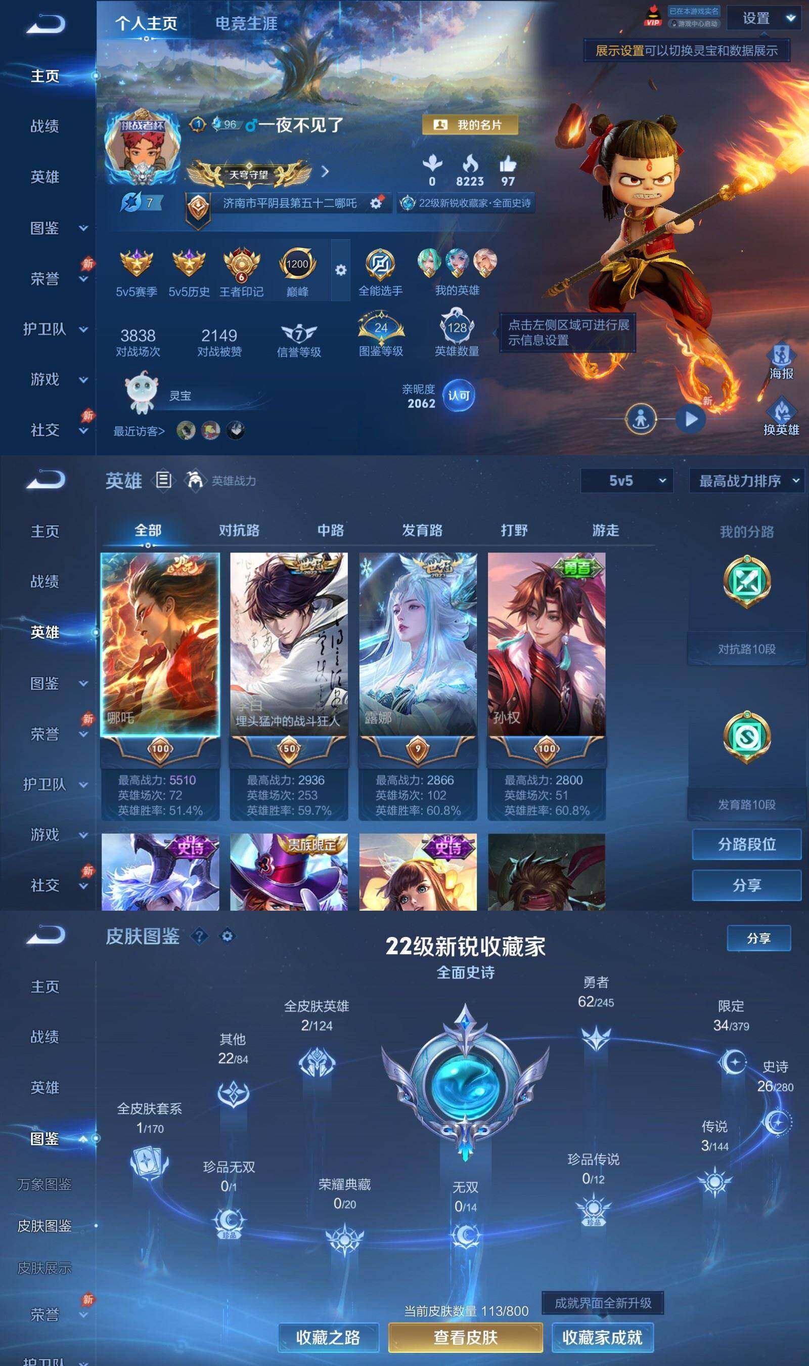 WZPX4423895王者荣耀账号详情图3 WZPX4423895王者荣耀账号详情图3