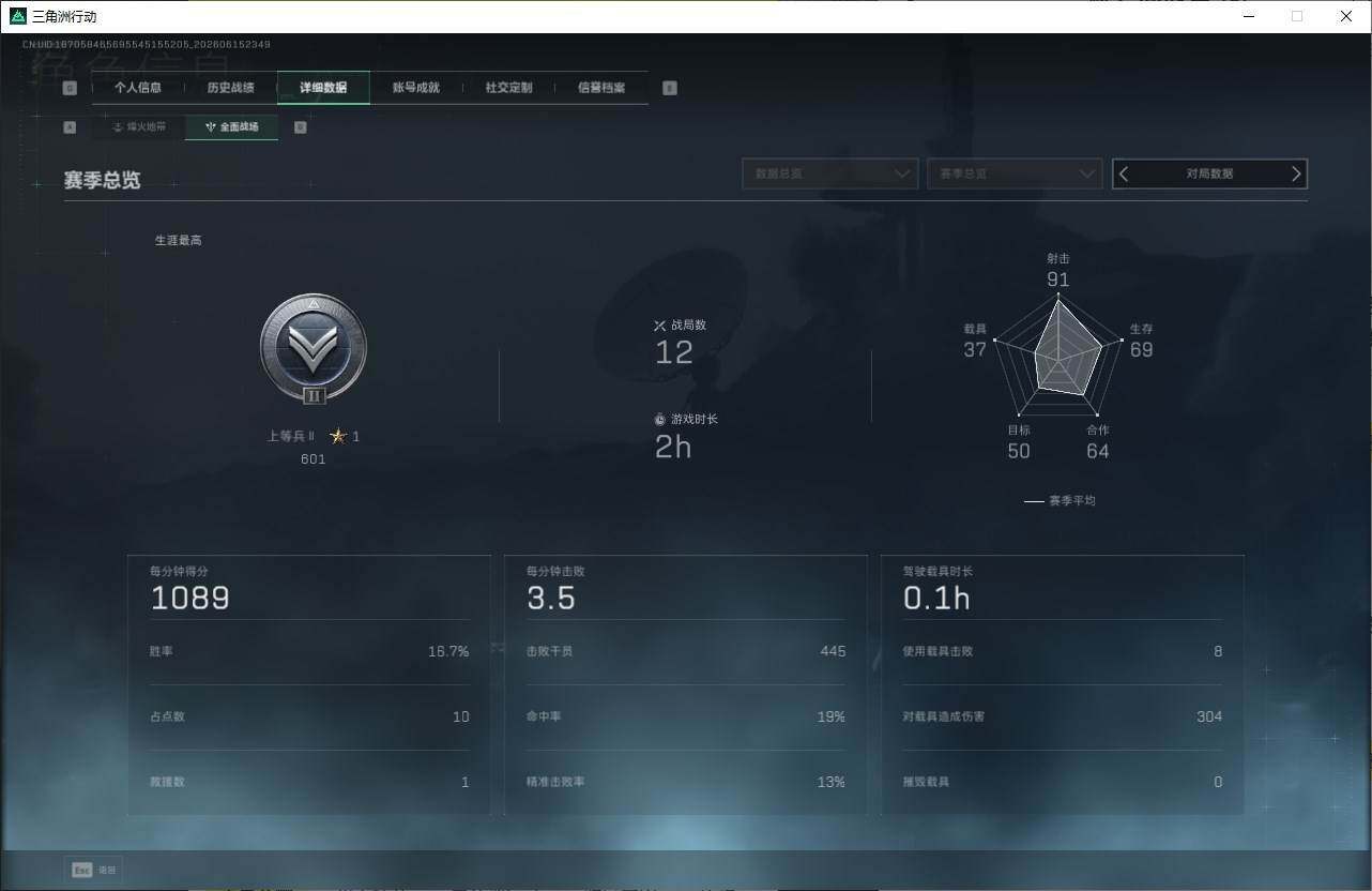 SJZQM4160458三角洲行动账号详情图6 SJZQM4160458三角洲行动账号详情图6
