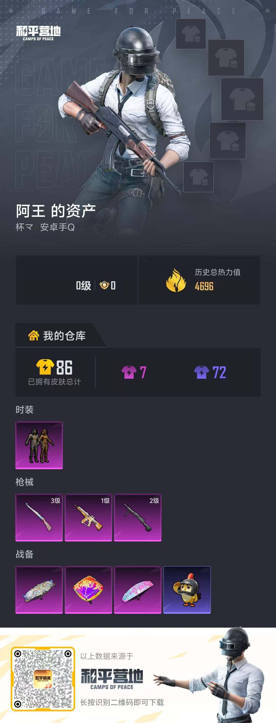 HPLX4253393和平精英账号详情图3 HPLX4253393和平精英账号详情图3