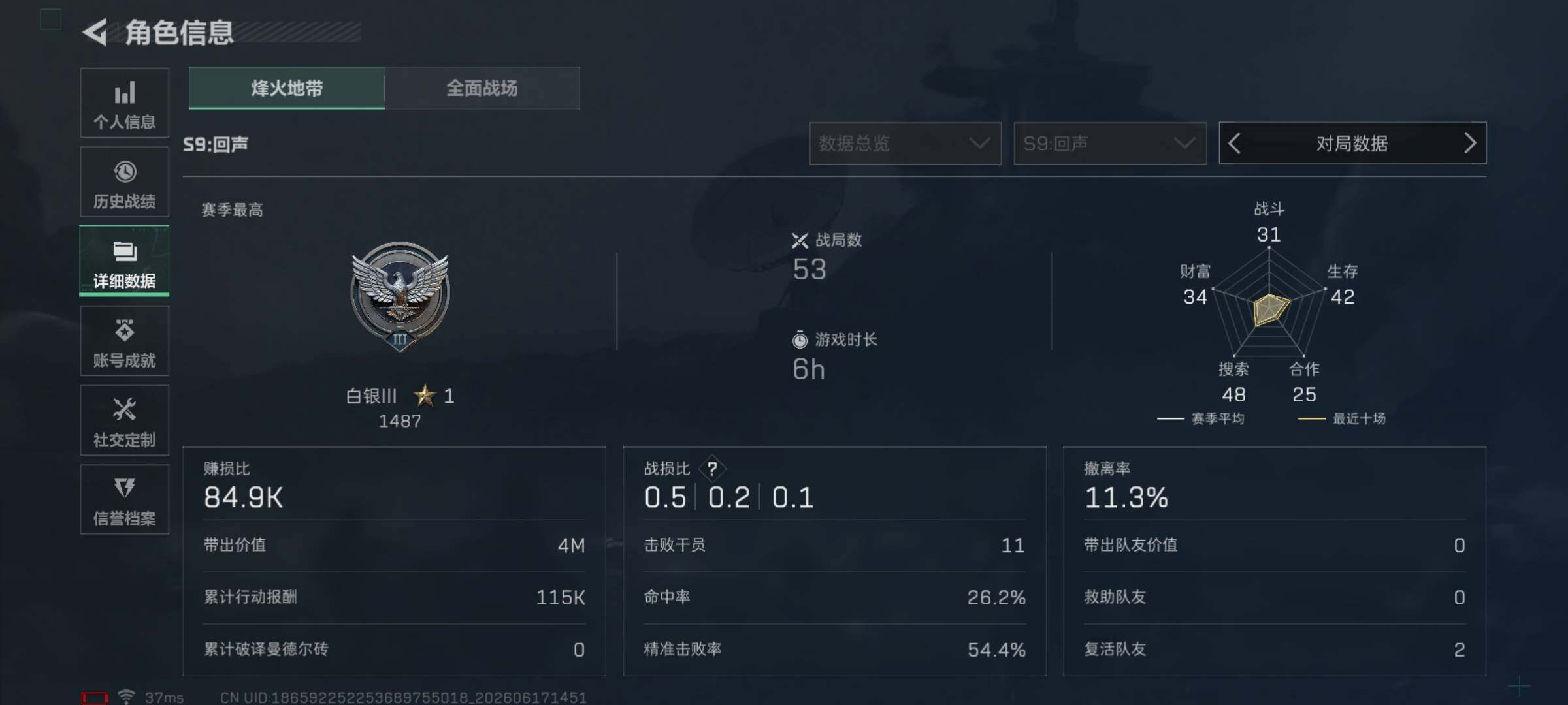 SJZEY4160832三角洲行动账号详情图6 SJZEY4160832三角洲行动账号详情图6