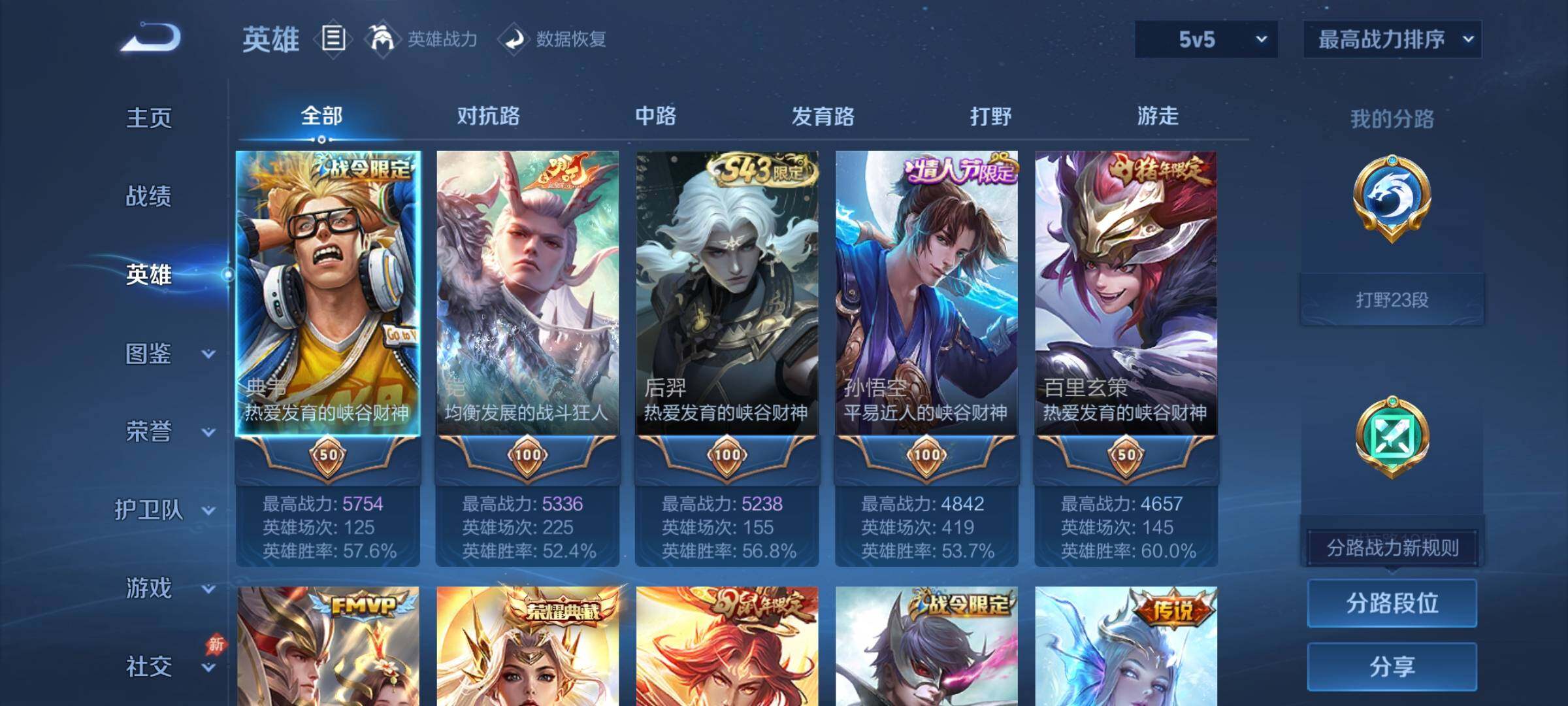 WZDN4425762王者荣耀账号详情图3