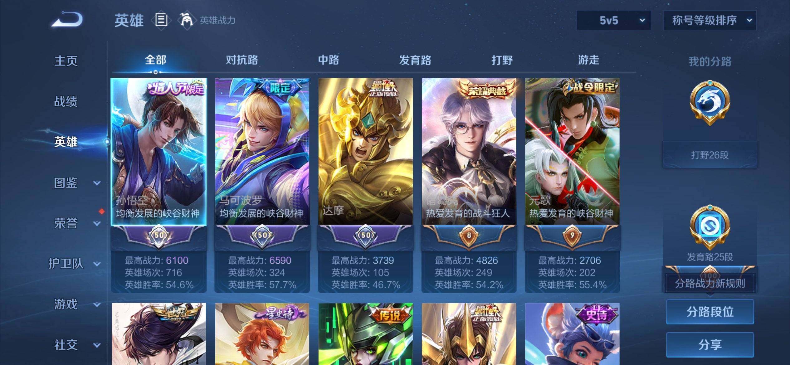WZQM4426356王者荣耀账号详情图4