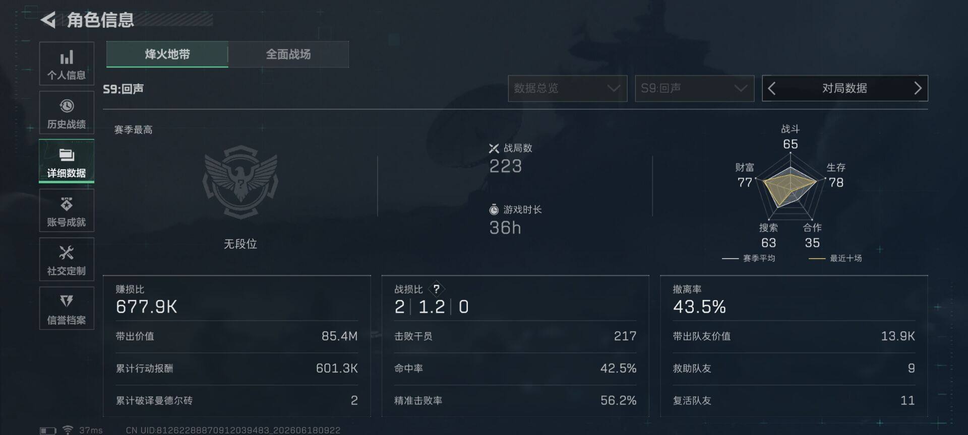 SJZEY4161681三角洲行动账号详情图15 SJZEY4161681三角洲行动账号详情图15