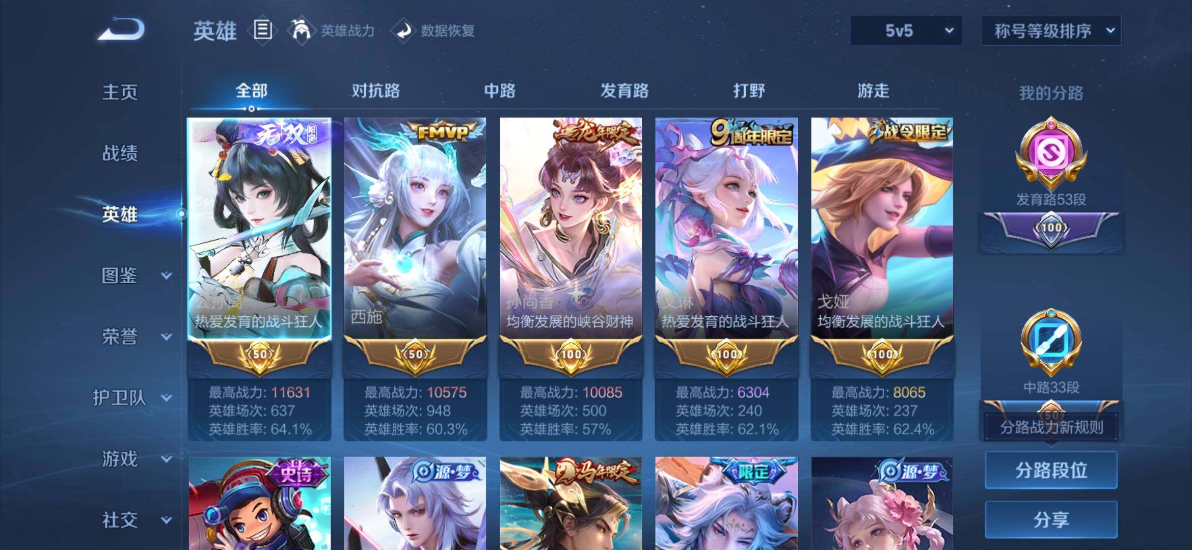 WZQM4428419王者荣耀账号详情图3