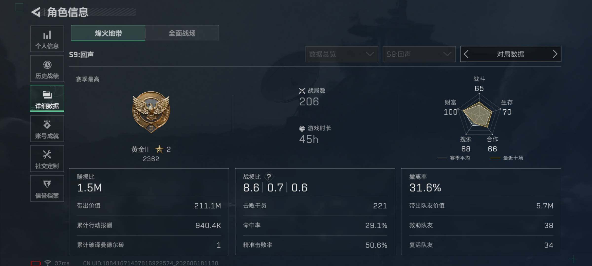SJZQM4161930三角洲行动账号详情图6