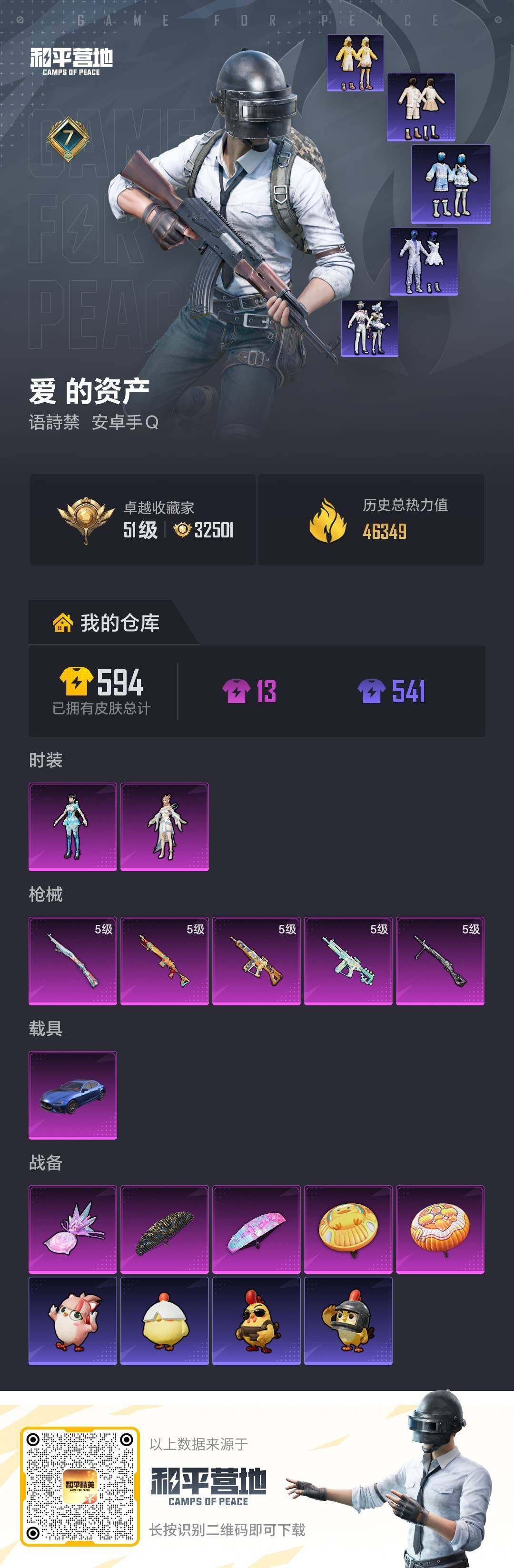 HPQM4255233和平精英账号详情图20