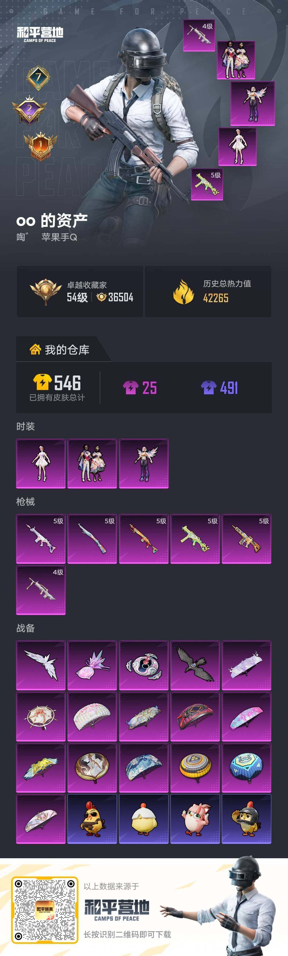 HPLX4255147和平精英账号详情图4 HPLX4255147和平精英账号详情图4