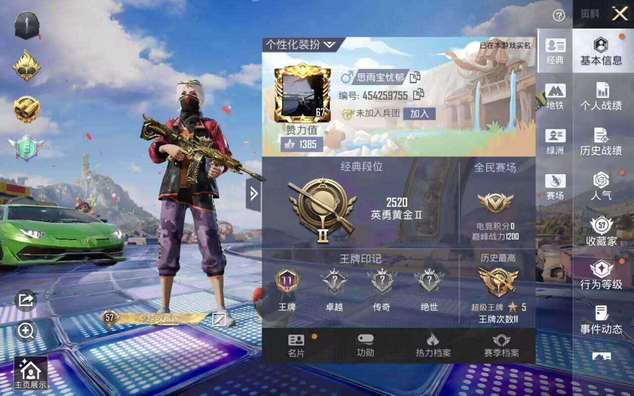HPQM4264199和平精英账号详情图3