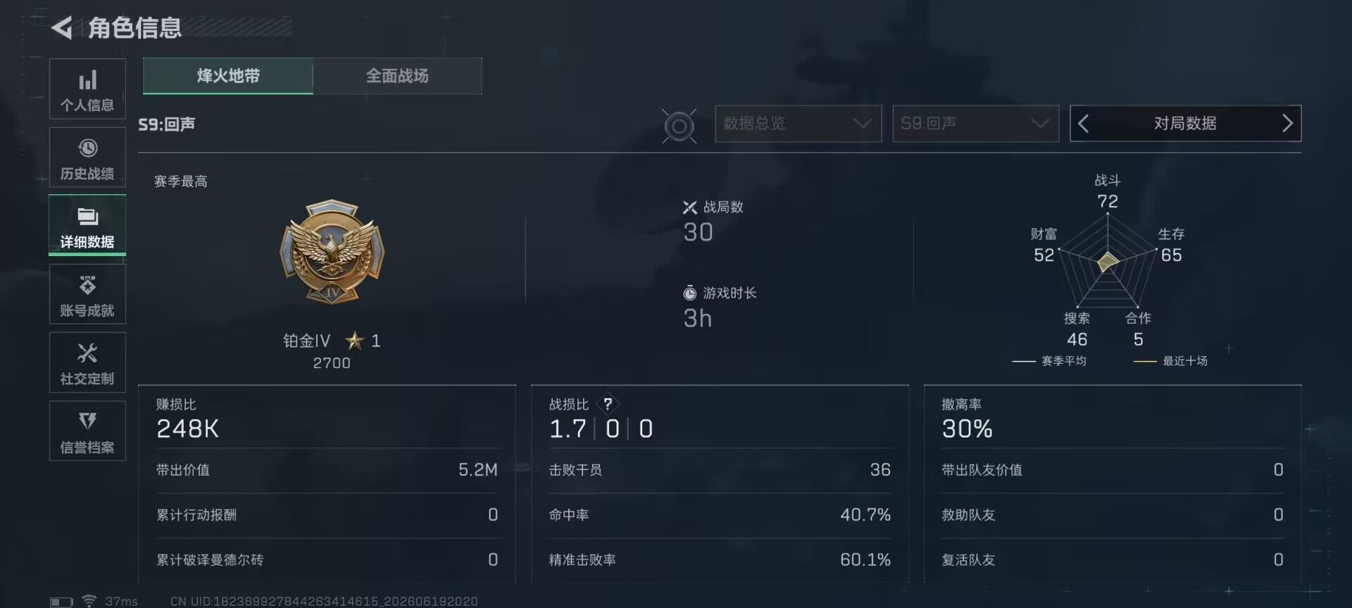 SJZEY4163264三角洲行动账号详情图17 SJZEY4163264三角洲行动账号详情图17