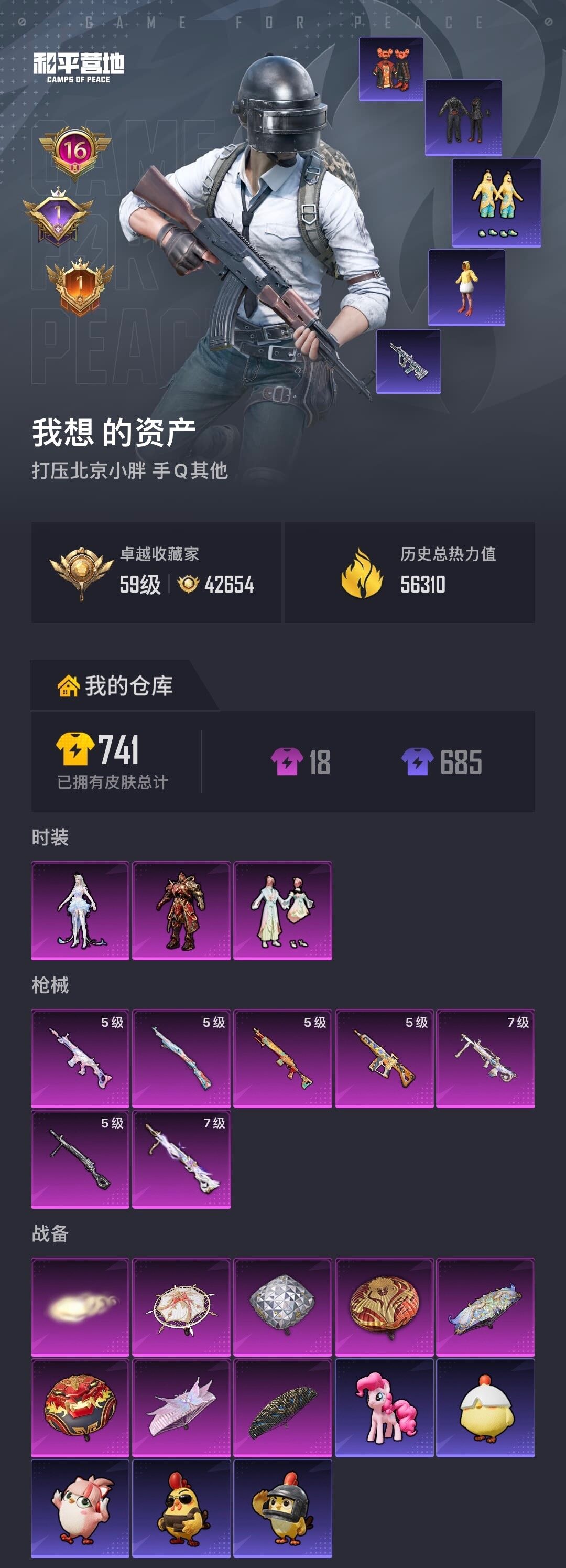 HPQM4256874和平精英账号详情图6
