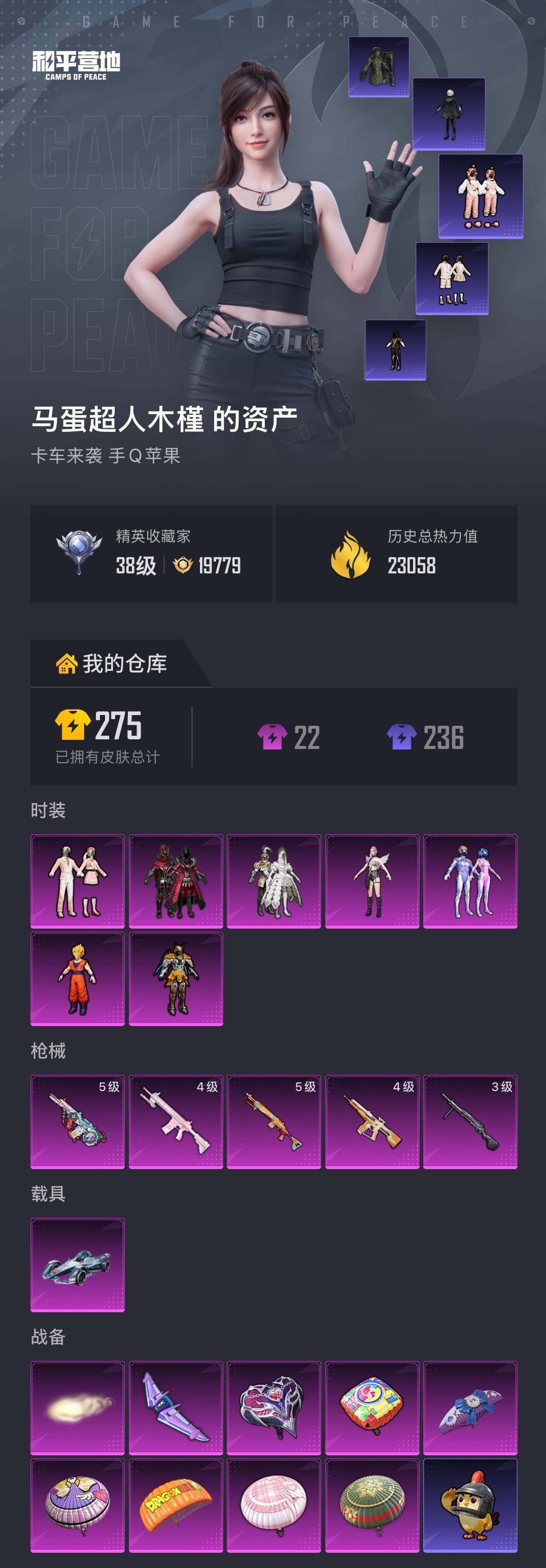 HPQM4257335和平精英账号详情图5